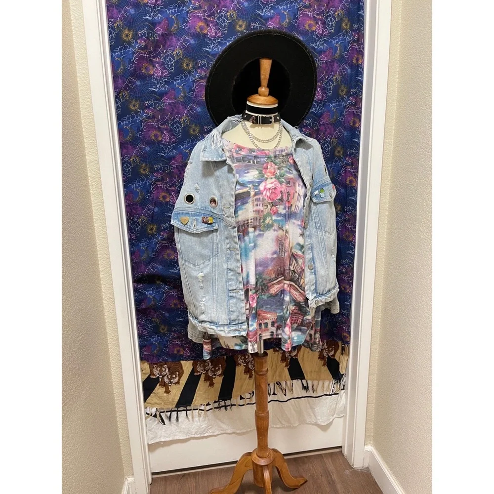 🌈 Lovely Vintage romantic roses top - Picture 11 of 11